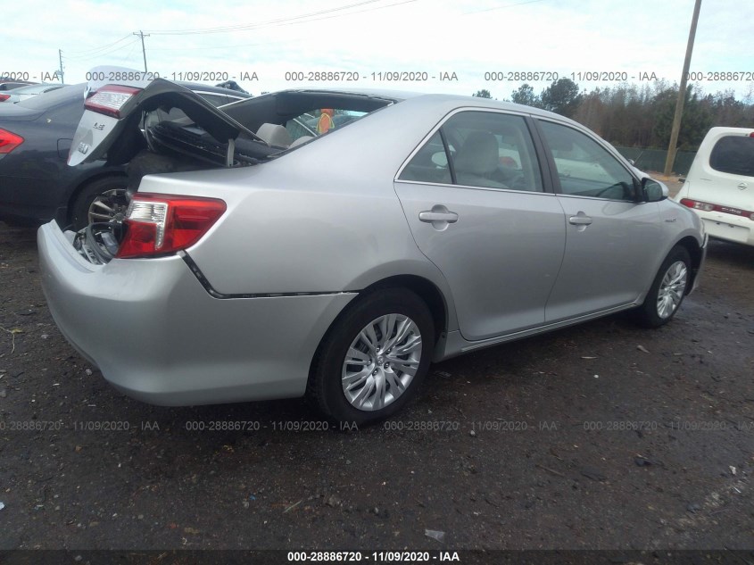 TOYOTA CAMRY HYBRID 4T1BD1FK8EU098685