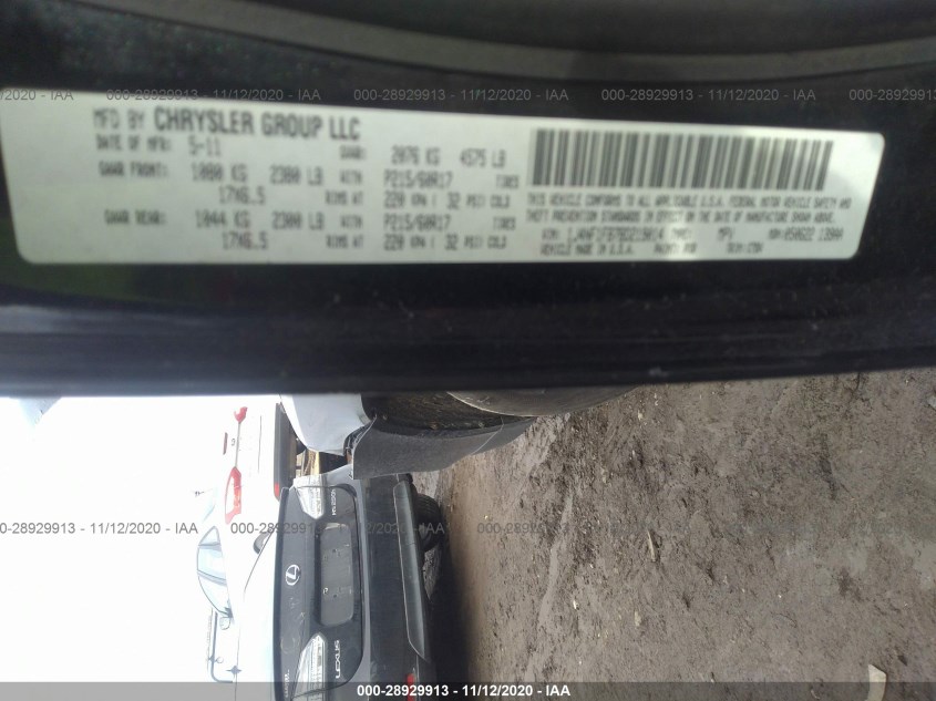 JEEP COMPASS 1J4NF1FB7BD219014