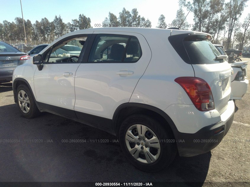 CHEVROLET TRAX KL7CJKSB6GB678669