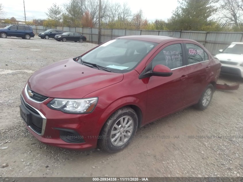CHEVROLET SONIC 1G1JD5SH5H4116462