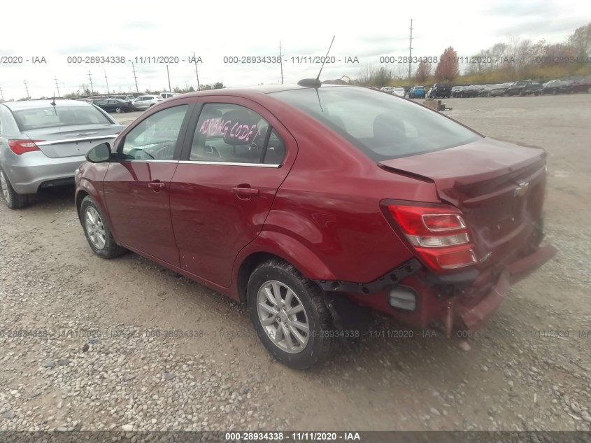 CHEVROLET SONIC 1G1JD5SH5H4116462