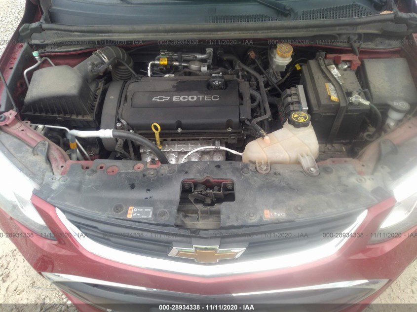 CHEVROLET SONIC 1G1JD5SH5H4116462