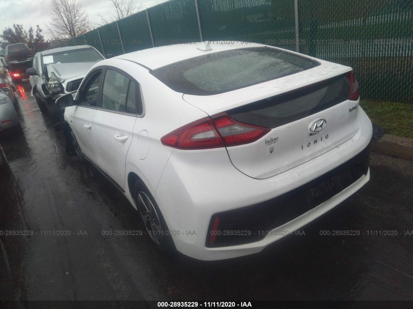 HYUNDAI IONIQ HYBRID KMHC75LCXKU119502