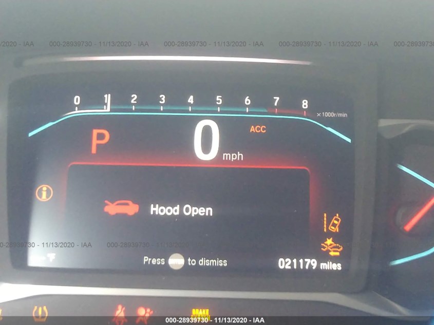 HONDA PASSPORT 5FNYF8H59KB027413