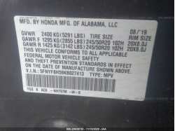 HONDA PASSPORT 5FNYF8H59KB027413
