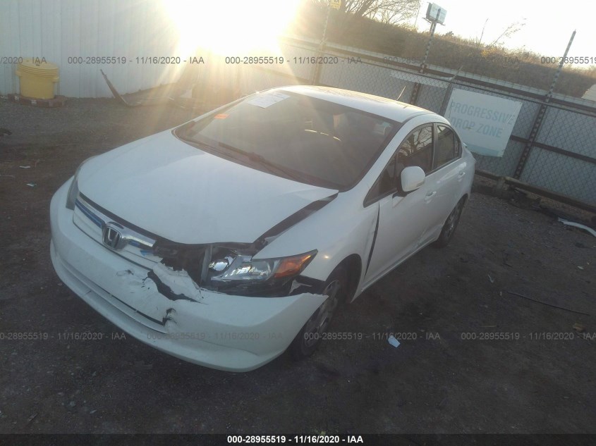 HONDA CIVIC HYBRID JHMFB4F25CS006470
