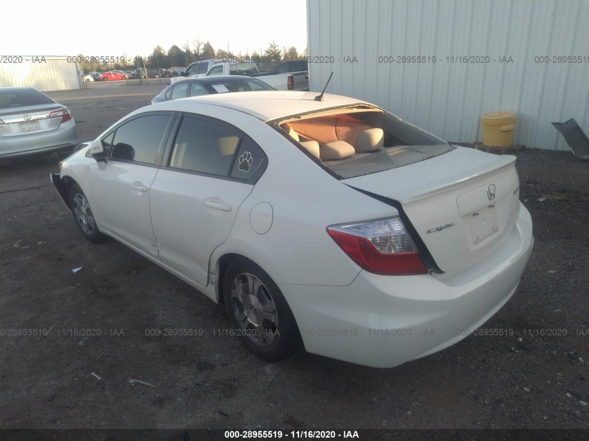 HONDA CIVIC HYBRID JHMFB4F25CS006470