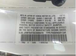 HONDA CIVIC HYBRID JHMFB4F25CS006470