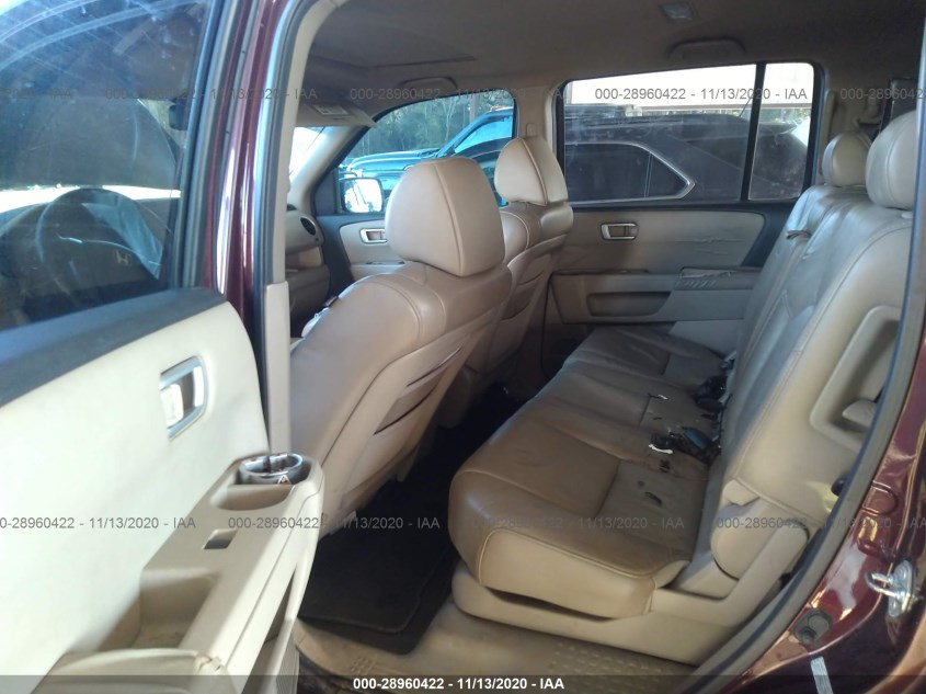 HONDA PILOT 5FNYF3H54AB013789