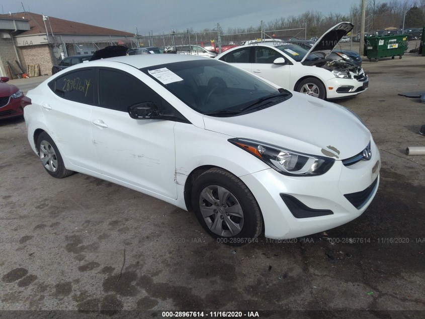 HYUNDAI ELANTRA 5NPDH4AE6GH716829