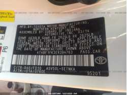 TOYOTA CAMRY 4T4BF1FK3ER394763