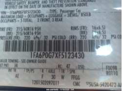 FORD FUSION 1FA6P0G7XF5123430