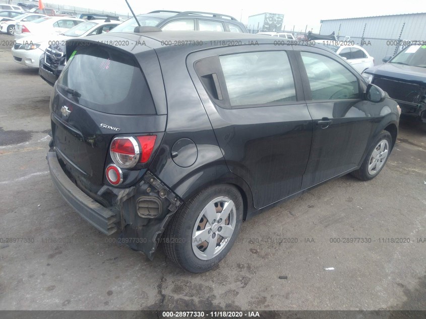 CHEVROLET SONIC 1G1JB6SH5F4169347