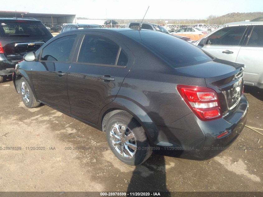 CHEVROLET SONIC 1G1JB5SH1H4145558