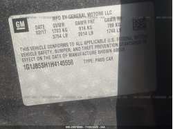 CHEVROLET SONIC 1G1JB5SH1H4145558