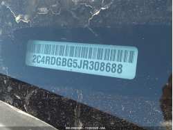 DODGE GRAND CARAVAN 2C4RDGBG5JR308688