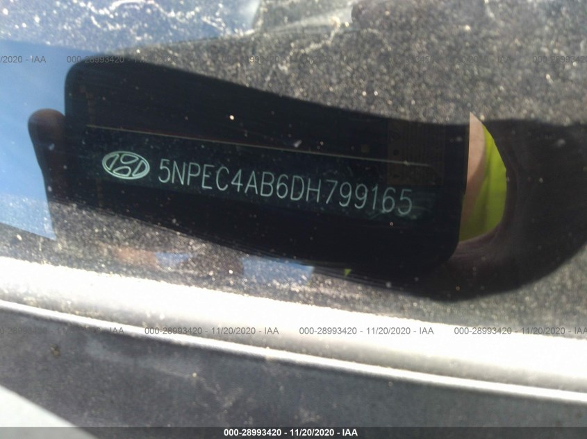 HYUNDAI SONATA 5NPEC4AB6DH799165