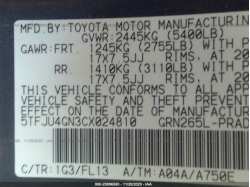TOYOTA TACOMA 5TFJU4GN3CX024810