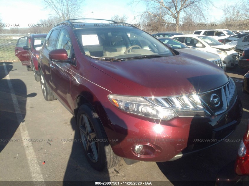 NISSAN MURANO JN8AZ1MW8AW132778
