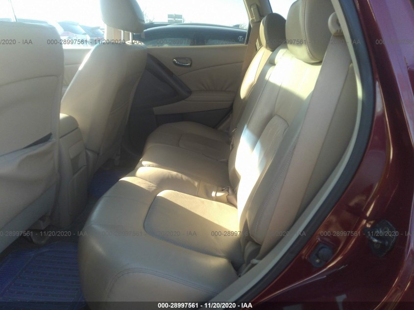 NISSAN MURANO JN8AZ1MW8AW132778