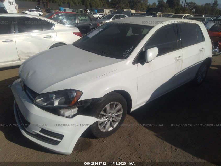VOLKSWAGEN GOLF 3VW217AU3GM008033
