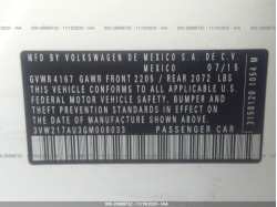 VOLKSWAGEN GOLF 3VW217AU3GM008033