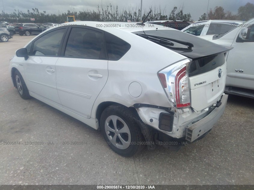 TOYOTA PRIUS JTDKN3DU4D5545992