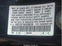 HONDA CIVIC SEDAN 19XFC2F78GE208789