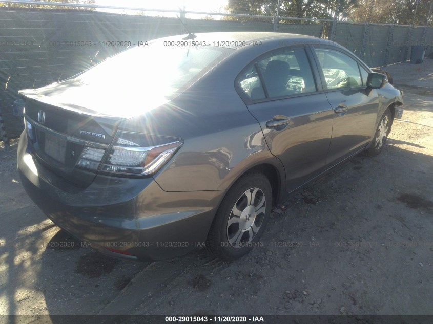 HONDA CIVIC HYBRID 19XFB4F34DE003669