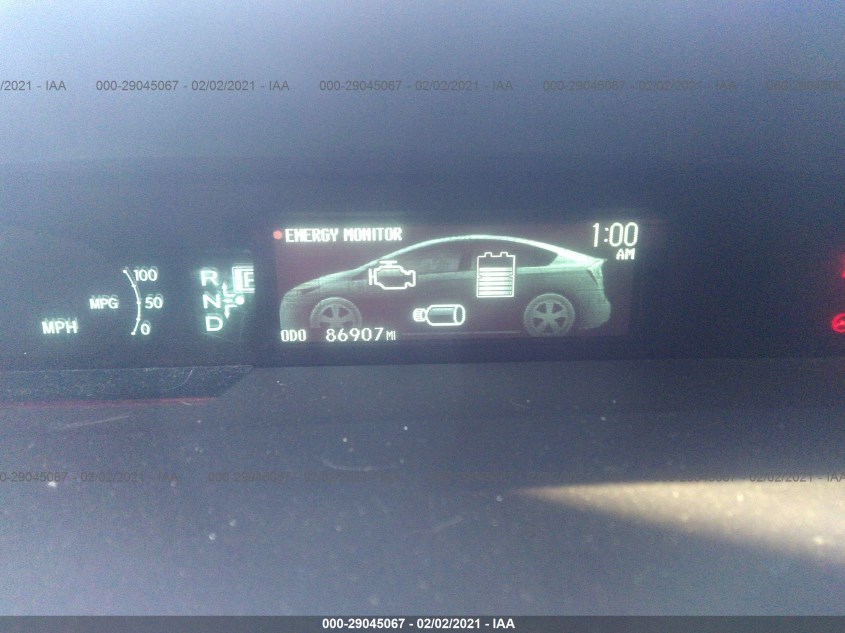 TOYOTA PRIUS JTDKN3DU6C1499197