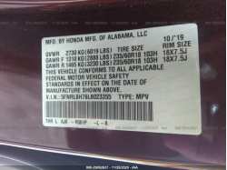 HONDA ODYSSEY 5FNRL6H76LB023355