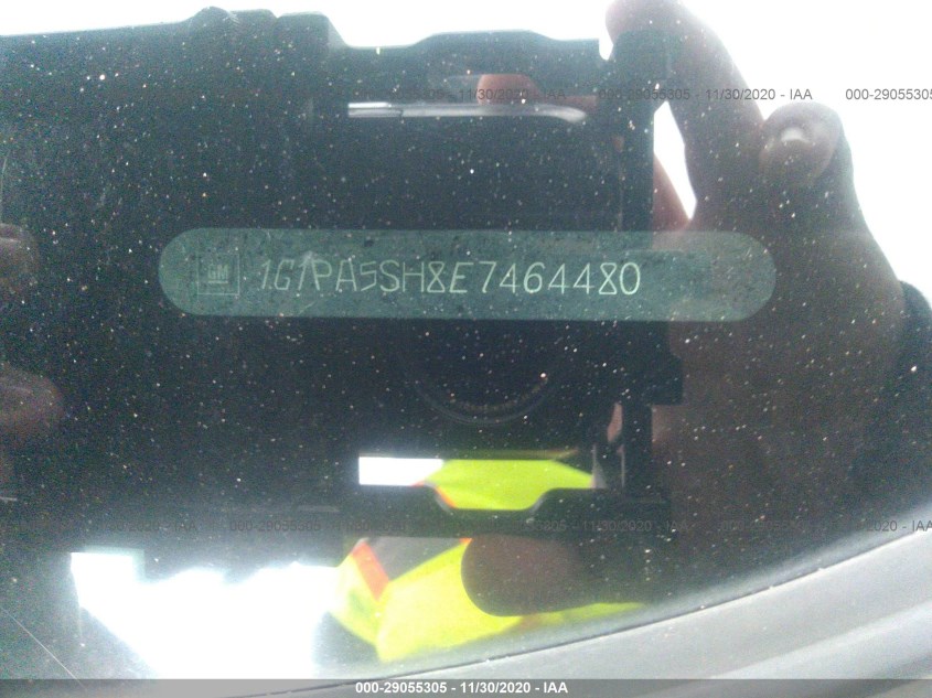 CHEVROLET CRUZE 1G1PA5SH8E7464480
