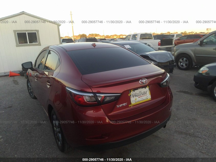 TOYOTA YARIS SEDAN 3MYDLBYV7KY507055