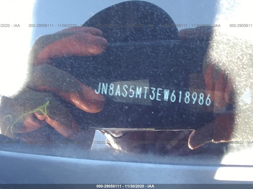 NISSAN ROGUE SELECT JN8AS5MT3EW618986