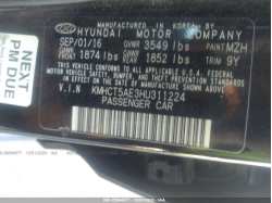 HYUNDAI ACCENT KMHCT5AE3HU311224
