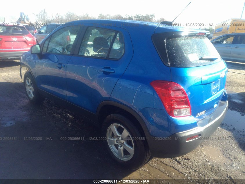 CHEVROLET TRAX KL7CJNSB2GB561625