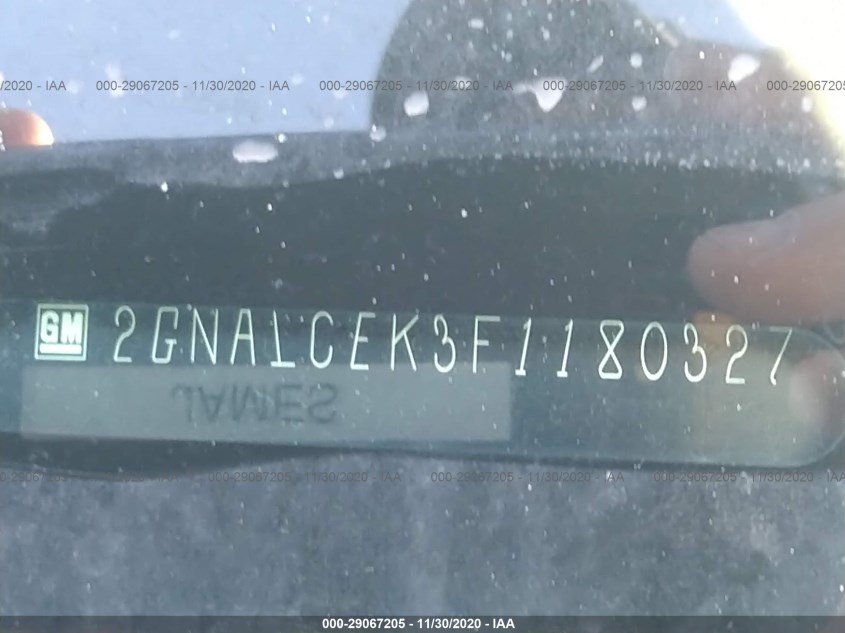 CHEVROLET EQUINOX 2GNALCEK3F1180327