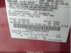 FORD TAURUS 1FAHP2F88DG102852