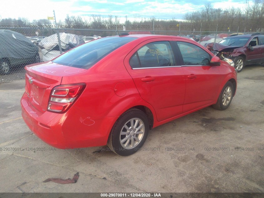 CHEVROLET SONIC 1G1JD5SH3H4119103