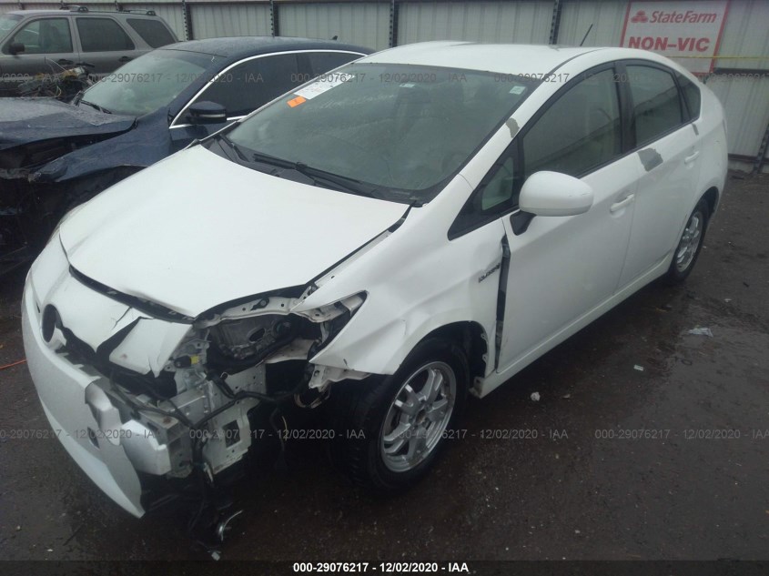 TOYOTA PRIUS JTDKN3DUXA0132273