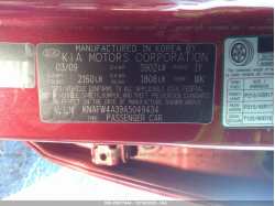 KIA FORTE KNAFW4A39A5049434