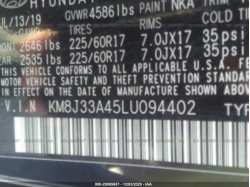HYUNDAI TUCSON KM8J33A45LU094402