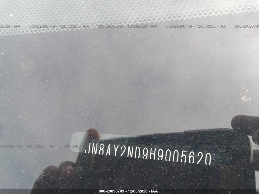 NISSAN ARMADA JN8AY2ND9H9005620