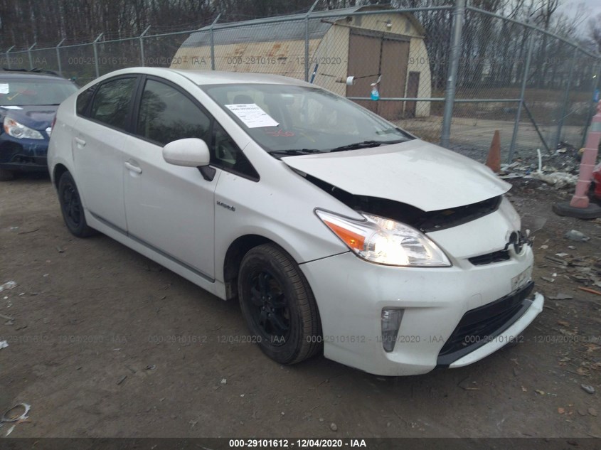 TOYOTA PRIUS JTDKN3DU7E0393821