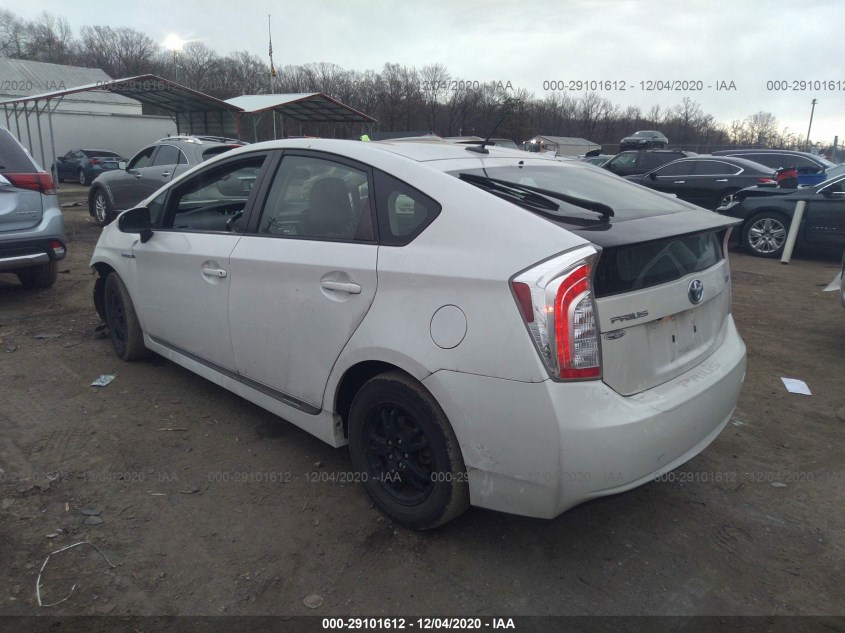 TOYOTA PRIUS JTDKN3DU7E0393821