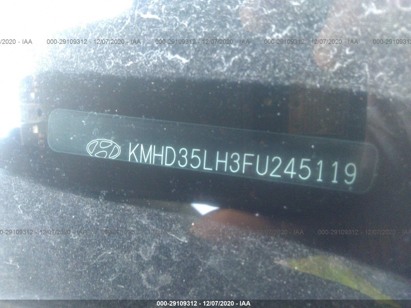 HYUNDAI ELANTRA GT KMHD35LHXFU235350