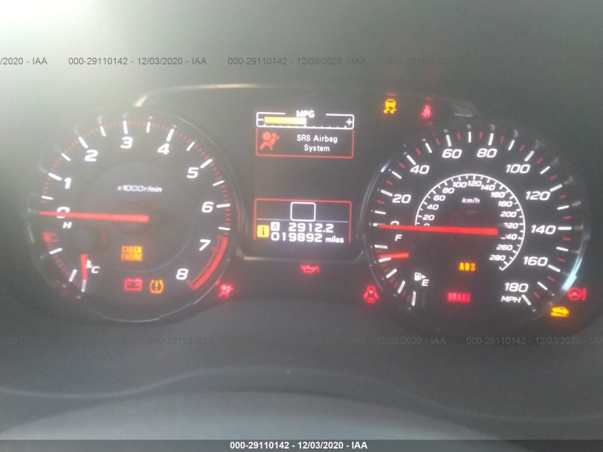 SUBARU WRX JF1VA1A63J9811354