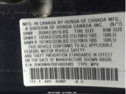 HONDA CR-V 2HKRM4H39FH693485
