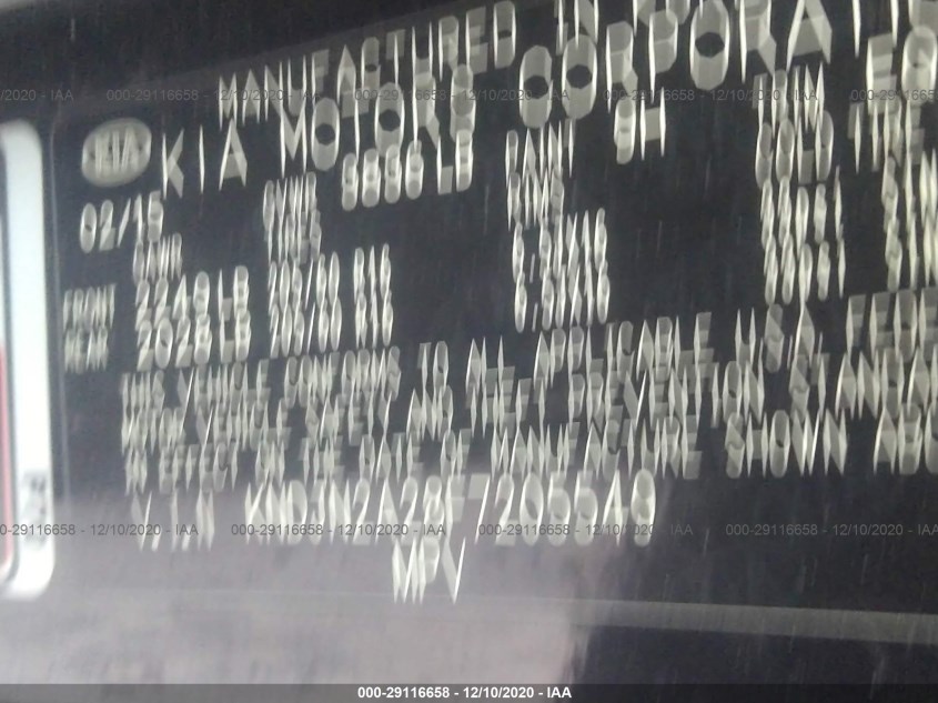 KIA SOUL KNDJN2A28F7205549