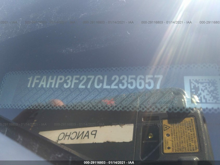 FORD FOCUS 1FAHP3F27CL235657